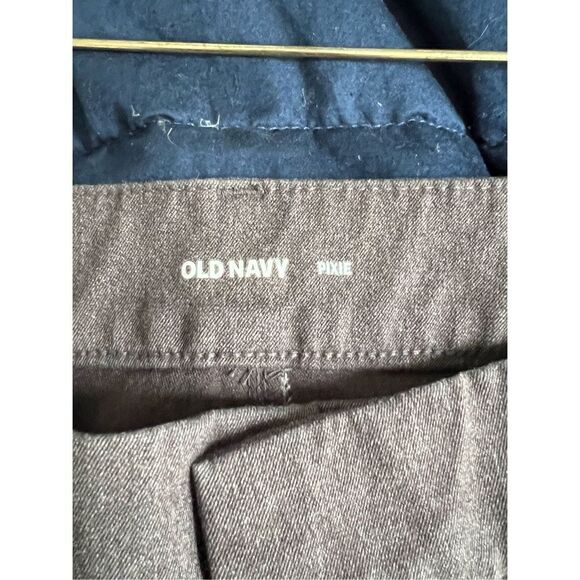 Old Navy charcoal gray pixie stretch pants 2 - Picture 4 of 4